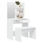Juego de tocador blanco 74,5x40x141 cm de vidaXL, Tocadores para dormitorios - Ref: Foro24-3114139, Precio: 108,15 €, Descuen...