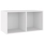 Caja para discos de vinilo madera contrachapada 71x34x36 cm de vidaXL, Almacenamiento para CD y DVD - Ref: Foro24-800117, Pre...