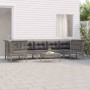 Set de muebles de jardín 8 pzas y cojines ratán sintético gris en Conjuntos de jardín | Comprar online en Foru.es