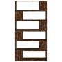 Estantería/divisor de espacios roble ahumado 100x24x188 cm en Librerías y estanterías | Comprar online en Foru.es