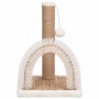 Árbol para gatos con cepillo de aseo y poste rascador en Mobiliario para gatos | Comprar online en Foru.es