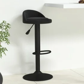 Küchenhocker aus schwarzem Samt von vidaXL, Küchenhocker - Ref: Foro24-333587, Preis: 67,34 €, Rabatt: %