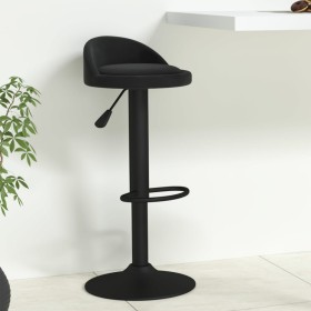 Taburete de cocina de terciopelo negro de vidaXL, Taburetes de cocina - Ref: Foro24-333587, Precio: 68,55 €, Descuento: %