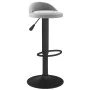 Taburete de cocina de terciopelo gris claro de vidaXL, Taburetes de cocina - Ref: Foro24-333590, Precio: 67,25 €, Descuento: %