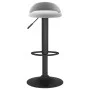 Taburete de cocina de terciopelo gris claro de vidaXL, Taburetes de cocina - Ref: Foro24-333590, Precio: 67,25 €, Descuento: %