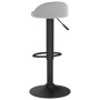 Taburete de cocina de terciopelo gris claro de vidaXL, Taburetes de cocina - Ref: Foro24-333590, Precio: 68,55 €, Descuento: %