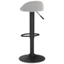 Taburete de cocina de terciopelo gris claro de vidaXL, Taburetes de cocina - Ref: Foro24-333590, Precio: 67,25 €, Descuento: %