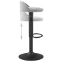 Taburete de cocina de terciopelo gris claro de vidaXL, Taburetes de cocina - Ref: Foro24-333590, Precio: 67,25 €, Descuento: %