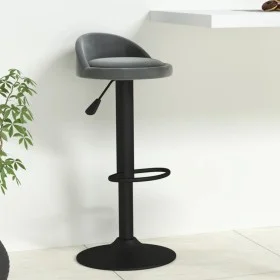 Dark Gray Velvet Kitchen Stool by vidaXL, Kitchen stools - Ref: Foro24-333591, Price: 67,34 €, Discount: %
