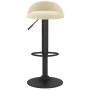 Taburetes de cocina 2 unidades terciopelo crema de vidaXL, Taburetes de cocina - Ref: Foro24-333600, Precio: 113,95 €, Descue...