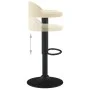 Taburetes de cocina 2 unidades terciopelo crema de vidaXL, Taburetes de cocina - Ref: Foro24-333600, Precio: 107,22 €, Descue...
