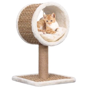 Árbol para gatos túnel superior y juguete hierba marina 56 cm en Mobiliario para gatos | Comprar online en Foru.es