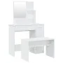 Juego de tocador blanco brillante 86,5x35x136 cm de vidaXL, Tocadores para dormitorios - Ref: Foro24-3114151, Precio: 117,09 ...