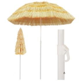 Sombrilla de playa estilo Hawai natural 180 cm de vidaXL, Sombrillas - Ref: Foro24-44547, Precio: 41,04 €, Descuento: %