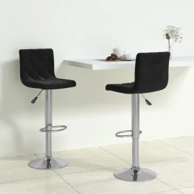 Küchenhocker 2 Einheiten schwarzer Samt von vidaXL, Küchenhocker - Ref: Foro24-333684, Preis: 109,99 €, Rabatt: %