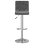 Taburetes de cocina 2 unidades terciopelo gris oscuro de vidaXL, Taburetes de cocina - Ref: Foro24-333688, Precio: 131,14 €, ...