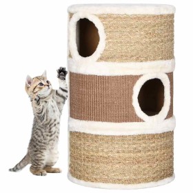 Barril rascador para gatos hierba marina 60 cm en Mobiliario para gatos | Comprar online en Foru.es