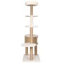 Árbol para gatos cojín lujo poste rascador hierba marina 148 cm en Mobiliario para gatos | Comprar online en Foru.es