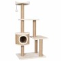 Árbol para gatos con poste rascador 123 cm hierba marina en Mobiliario para gatos | Comprar online en Foru.es