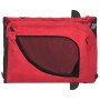 Remolque de bicicleta mascotas hierro tela Oxford rojo negro de vidaXL, Cochecitos para mascotas - Ref: Foro24-93992, Precio:...