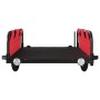 Remolque para bicicletas hierro y tela Oxford rojo de vidaXL, Remolques para bicicletas - Ref: Foro24-94174, Precio: 100,35 €...