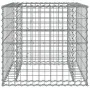 Cesta de gaviones hierro galvanizado color plateado 70x70x65 cm de vidaXL, Maceteros y jardineras - Ref: Foro24-364850, Preci...