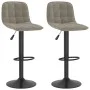 Kitchen stools 2 units light gray velvet by vidaXL, Kitchen stools - Ref: Foro24-333991, Price: 126,77 €, Discount: %