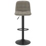 Taburetes de cocina 2 unidades terciopelo gris claro de vidaXL, Taburetes de cocina - Ref: Foro24-333991, Precio: 129,19 €, D...