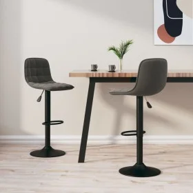Küchenhocker 2 Einheiten dunkelgrauer Samt von vidaXL, Küchenhocker - Ref: Foro24-333992, Preis: 109,11 €, Rabatt: %