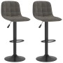 Taburetes de cocina 2 unidades terciopelo gris oscuro de vidaXL, Taburetes de cocina - Ref: Foro24-333992, Precio: 110,88 €, ...