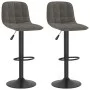 Taburetes de cocina 2 unidades terciopelo gris oscuro de vidaXL, Taburetes de cocina - Ref: Foro24-333992, Precio: 109,11 €, ...