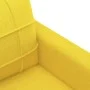 2 seater sofa in light yellow fabric 140 cm by vidaXL, Sofas - Ref: Foro24-359096, Price: 190,33 €, Discount: %