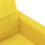Sofá de 2 plazas de tela amarillo claro 140 cm de vidaXL, Sofás - Ref: Foro24-359096, Precio: 180,24 €, Descuento: %