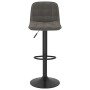 Taburetes de cocina 2 unidades terciopelo gris oscuro de vidaXL, Taburetes de cocina - Ref: Foro24-333992, Precio: 110,88 €, ...