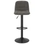 Taburetes de cocina 2 unidades terciopelo gris oscuro de vidaXL, Taburetes de cocina - Ref: Foro24-333992, Precio: 109,11 €, ...