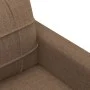 Sofá de 2 plazas de tela marrón 140 cm de vidaXL, Sofás - Ref: Foro24-359094, Precio: 189,57 €, Descuento: %