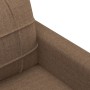 Sofá de 2 plazas de tela marrón 140 cm de vidaXL, Sofás - Ref: Foro24-359094, Precio: 195,28 €, Descuento: %