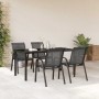 Sillas de jardín apilables 4 unidades textilene negro en Sillas de jardín | Comprar online en Foru.es