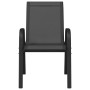 Sillas de jardín apilables 4 unidades textilene negro en Sillas de jardín | Comprar online en Foru.es