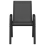 Sillas de jardín apilables 6 unidades textilene negro en Sillas de jardín | Comprar online en Foru.es