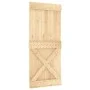 Puerta corredera con herrajes madera maciza de pino 90x210 cm de vidaXL, Puertas - Ref: Foro24-3202982, Precio: 185,87 €, Des...