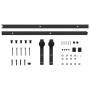 Puerta corredera con herrajes madera maciza de pino 90x210 cm de vidaXL, Puertas - Ref: Foro24-3202982, Precio: 189,40 €, Des...