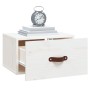Mesita de noche de pared blanco 40x29,5x22 cm de vidaXL, Taquillas y armarios de almacenamiento - Ref: Foro24-820988, Precio:...