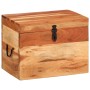 Caja de almacenaje madera maciza de acacia 39x28x31 cm de vidaXL, Baúles de almacenamiento - Ref: Foro24-338482, Precio: 70,7...