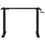 Estructura de escritorio de altura ajustable manivela negro de vidaXL, Cubículos y mesas de trabajo - Ref: Foro24-321719, Pre...