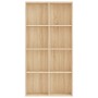Estantería/Aparador madera contrachapada roble 66x30x97,8 cm de vidaXL, Librerías y estanterías - Ref: Foro24-800156, Precio:...