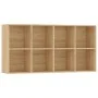 Estantería/Aparador madera contrachapada roble 66x30x97,8 cm de vidaXL, Librerías y estanterías - Ref: Foro24-800156, Precio:...