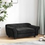 Sofá para perros felpa negro 72x45x30 cm en Camas para perros | Comprar online en Foru.es