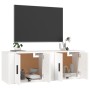 Muebles para TV de pared 2 uds blanco 57x34,5x40 cm en Muebles TV | Comprar online en Foru.es