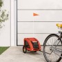 Remolque de bicicleta mascotas hierro tela Oxford naranja de vidaXL, Cochecitos para mascotas - Ref: Foro24-93949, Precio: 93...
